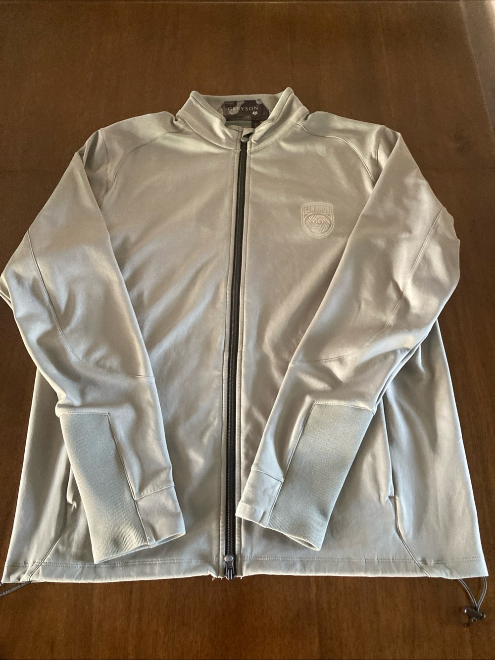 Greyson San Diego FC Gray Men's Full-Zip Performance Jacket